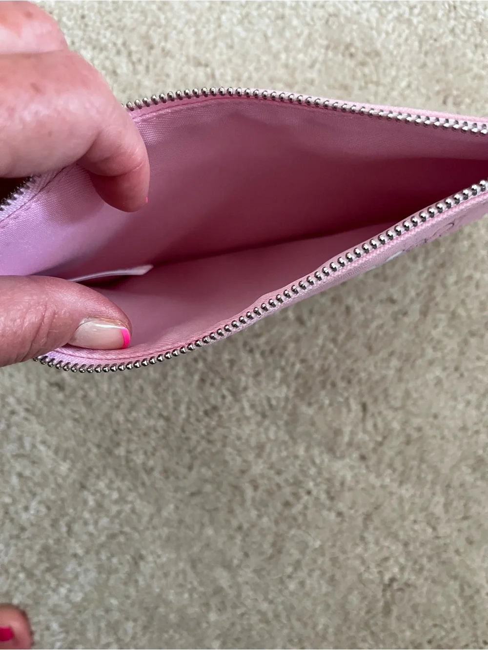 Pink Disney Minnie & Mickey Zipper Pouch